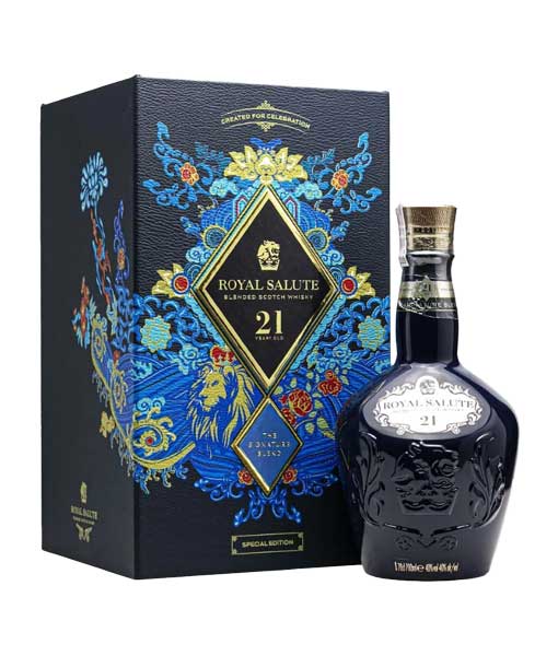 Rượu Chivas 21 hộp xanh tết 2024 phiên bản giới hạn cho tết 2024