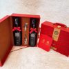 COMBO PIERA MERLOT , PIERA CABERNET SAUVIGNON - HỘP QUÀ VALI ĐỎ 2 CHAI