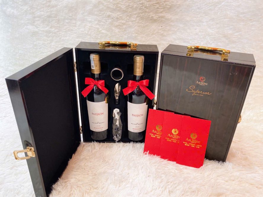 PASSION DE MAISON BOUEY - HỘP GỖ ĐÔI SƠN MÀI
