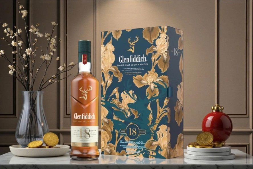 Glenfiddich 18 Year Old Hộp Tết 2026